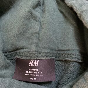 H&M Green Hoodie